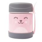 Pote Térmico Com Colher Gumy Rosa Buba 12469