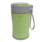 Pote Termico Inox Infantil Papinha Fruta Biscoito Lanche Aguard Baby Verde