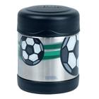 Pote Térmico Thermos Futebol 290ml Aço Inox Cor Preto