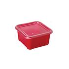 Pote Vermelho Porta Mantimentos Tampa Acoplada 800ml