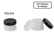 Pote verniz reborn 5ml com tampa e batoque com 20 unidades