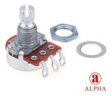 Potenciômetro Alpha Linear B250K Base Pequena Eixo Curto