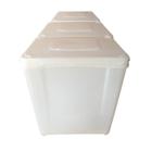Potes De Plastico Com Tampa Para Sorvetes - Kit 03 Peças - Nova Pack