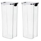 Potes Mantimento Hermético Organizador Slim Com Fecho 2,1 Lt