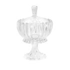 POTICHE DECORATIVO CRISTAL C/PE GENEVA 17x25cm