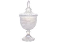 Potiche Decorativo de Cristal 24,5cm Lyor - Santorini 4490