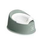 Potty BabyBjörn Smart Deep Green/White Compacto Sem BPA