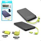 Power Bank 10000mAh Compatível Celulares IOS Android
