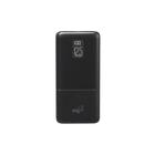 Power Bank 12.500mAh Elg 2 Portas Usb + 1 Porta Usb-c Display Preto 260 Gramas LCD-PB125LCD