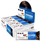 Power protein bar barra de proteina caixa com 8 un de 90g frutas vermelhas max titanium