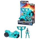 Power rangers figura com veículo verde f4214