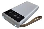 PowerBank Carregador Portátil com Lanterna A'Gold 10000Mah V8, Lightning, USB Tipo-C