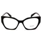 Prada VPR18W Preto 1AB-1O1 54mm - Óculos de Grau