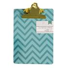 Prancheta American Crafts Mini Chipboard Chevron 18 x 13 cm 340227