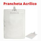 Prancheta cristal acrilico oficio 340mmx240mm dellocolor dello