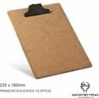 Prancheta Mdf Madeira 1/2 Oficio A5 Garra Plastica Leve 5032