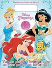 Prancheta princesa disney - para colorir com adesivos