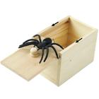 Prank Box Gooswexmzl Spider Scare com brinquedo Rubber Spider