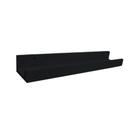 Prateleira Canaleta Para Esmaltes 250 X 90 Em Mdf - Preto