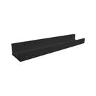 Prateleira Canaleta Para Tempero 450X90 Em Mdf - Preto