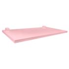 Prateleira de Madeira Retangular Rosa 1,2x20x60cm Organize com Estilo e Durabilidade! - PratiK