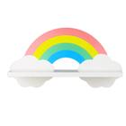 Prateleira de parede Haomian Kids Nursery Room Rainbow Cloud Shape