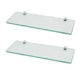 Prateleira de vidro 40 x 15 kit com 2 unidades - Sonharte
