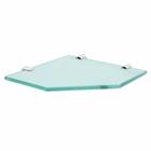 Prateleira De Vidro De Canto S/Grade 25X25 - Nelson