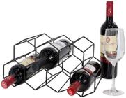 Prateleira de vinho em metal Honeycomb, mesa de armazenament - Wokex