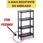 Prateleira Estante Modular Multiuso 4 Andares Organizadora - AGRAPLAST