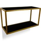 Prateleira Nicho De Parede Linares 63cm Decoração Dourado - F.A Marcenaria