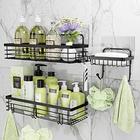 Prateleira porta-saboneteiras Shower Caddy Orimade, pacote com 3 unidades, preta