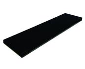 Prateleira Simples 30x15 Cm Com Suporte Em Mdf Preto