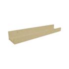 Prateleira Tempero Simples 45 Cm Natural Em Mdf - Trovarelli