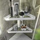 Prateleiras de chuveiro de canto VOLPONE Glass Bathroom Organize