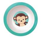Pratinha Macaco Infantil Divertido Para Bebe E Crianca Bowl Plastico - Buba