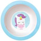 Pratinho bowl animal fun unicornio azul- buba