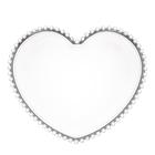 Prato 25Cm Cristal Coração Pearl - Wolff