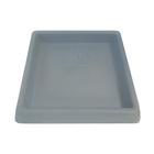 Prato Base Quadrado Vaso De Planta Polietileno 26 Cm Cinza - Foster Plast