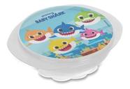 Prato Bowl Com Tampa E Ventosa Baby Shark 01281 Baby Go - Dermiwil