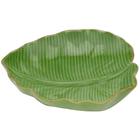 Prato de Bananeira Leaf Verde 23,5x22x6,5cm Lyor - Cerâmica