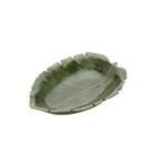 Prato de Cerâmica Banana Leaf Verde 23cm Lyor