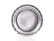 Prato de Papel Metalizado Prata Silver 10 Unidades