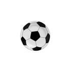 Prato de Sobremesa Branco Bola de Futebol 1un - SCALLA - Cerâmica Scalla