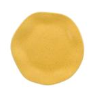 Prato de Sobremesa Ryo Maracujá 21,5 cm em Porcelana Oxford Amarelo Decoração Mesa Posta Elegante