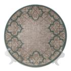 Prato Decorativo Cerâmica Linen Com Suporte Transparente Par