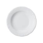 Prato Fundo 23cm Linha Pomerode Branco Porcelana Schmidt