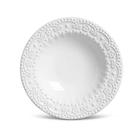 Prato Fundo em Cerâmica Esparta Branco 22,5cm - 1 Unid.