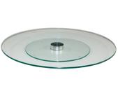 Prato Giratório De Mesa Decorativo Vidro 8Mm Temperado 50Cm