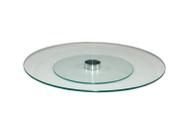 Prato Giratório de Mesa Decorativo Vidro 8mm Temperado 70cm - Armazem Uba